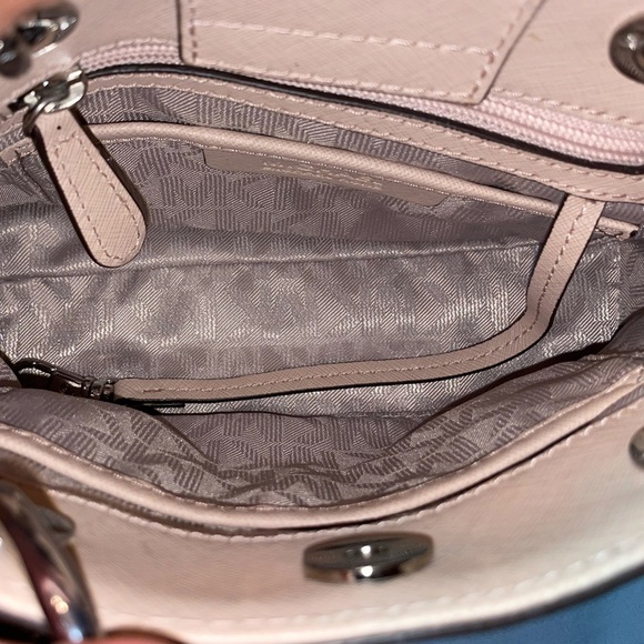 Michael Kors small pastel pink bag Lady Dior style girly birthday gift bride - Picture 5 of 11